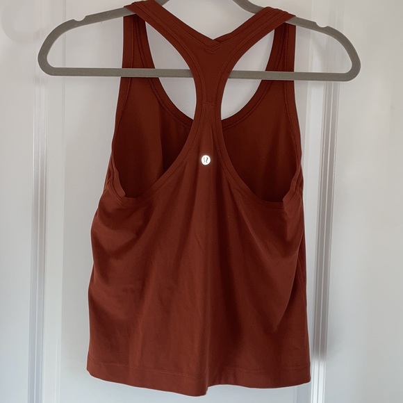 Lululemon Cool RB Short TNk Nulu Dark Terracotta - Picture 7 of 9
